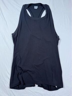 Athleta Black Racerback Tank Top Size 1X